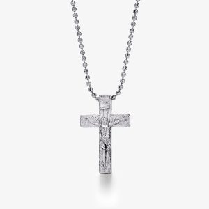 Gold Crucifix Cross Pendant
