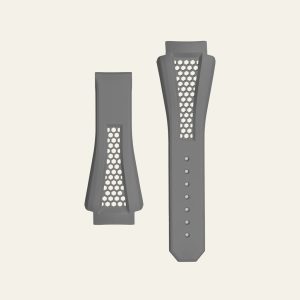 Grey Epic X Chrono 47mm Honeycomb Strap - S
