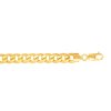 14kt Gold 24 inches Yellow Finish 4.5mm Diamond Cut Round Diamond Cut Franco Chain with Lobster Clasp – product view