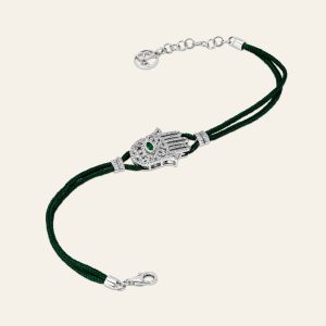 Hamsa Diamond Bracelet – product view