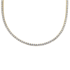 2.1mm White Tennis Chain – product view