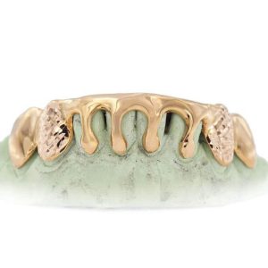 JDWR-53C - 8 TOP OR 8 BOTTOM DRIPPING GOLD WITH D/CUTS