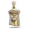 10KY 0.75CTW DIAMOND ‘UZI’ GUN PENDANT SC4387Y – product view