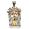 10KY 1.65CTW DIAMOND ‘SHHH’ EMOJI PENDANT – product view