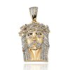 10KY 0.50CTW DIAMOND PLAYING CARDS PENDANT – product view