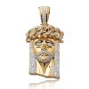 14KW 5.00CTW BLACK DIAMOND STAR EMOJI PENDNAT WITH – product view