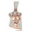 14KR 0.30CTW DIAMOND NAILS CROSS PENDANT – product view