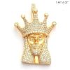 14KY+W 2.00CTW DIAMOND BOW AND ARROW PENDANT – product view