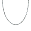 14kt 8.50 inches White Gold 5.8mm Diamond Cut Miami Cuban Link Chain with Lobster Clasp – product view
