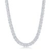 Sterling Silver Classic Byzantine Necklace – Gold Plated – product view