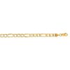 10K 20 inches Yellow Gold 5.70mm Diamond Cut Comfort Curb Chain with Lobster Clasp – product view