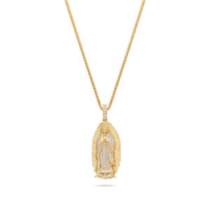 Micro Lady of Guadalupe Piece (Partially Iced)