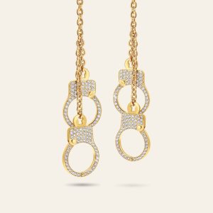 Love Lockdown Hanging Diamond Earrings – product view