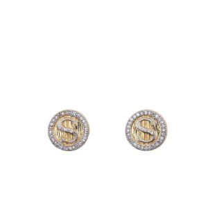 0.20 Money Sign Diamond Earrings