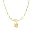 14kt 7 inches White Gold 3.6mm Diamond Cut Comfort Curb Chain with Lobster Clasp – product view