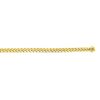 14kt 8.5 inches Yellow+White Gold 6mm Soft Faceted+Shiny Figaro Style Bracelet with Lobster Clasp (Actual sample in Silver ) – product view