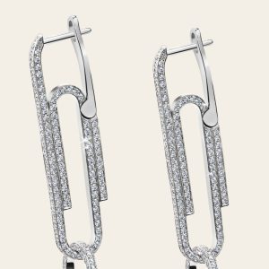 Office Supplies Diamond Earrings – product view