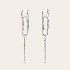 Office Supplies Diamond Earrings – product view