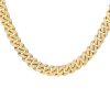 16.5mm Yellow Gold Cuban Link Chain – product view