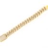 9mm White Gold Rope Bracelet – product view