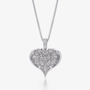Trinity Heart Pendant, Large
