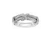 14kt White Gold 4.1mm Shiny Byzantine Band Type Size 07 Ring – product view