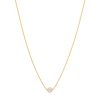 Mini Block Necklace (7mm) – product view