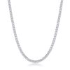 10KY 6.35CTW DIAMOND BUTTERCUP TENNIS NECKLACE – product view