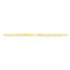 14kt Gold 8.5 inches Yellow Finish 7.2mm New Hollow Miami Cuban Bracelet with Box Clasp – product view