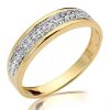 JDTK-RG5753W-14KW 1.5CTW DIAMOND BRIDAL SET – DOUBLE OCTAGON – 5 – product view