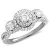 14KW+R 1.10CTW BAGUETTE DIAMOND RING – 8 SIDED HAL – product view
