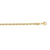 14kt Gold 24 inches Yellow Finish Necklace – product view