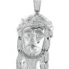 10KW 2.00CTW DIAMOND KING JESUS PENDANT – product view