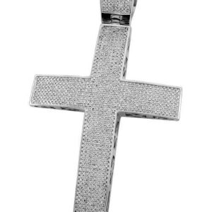 10KW 2.50CTW DIAMOND CROSS