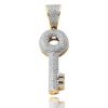 10KY 1.15CTW DIAMOND PENDANT WITH 15.27CT SYNTHETI – product view