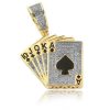 10KY 1.50CTW DIAMOND ANGEL WING PENDANT – product view