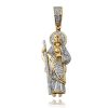 10KY 0.85CTW DIAMOND LION HEAD PENDANT – product view