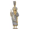 14KY 0.80CTW DIAMOND MIAMI CUBAN JESUS PENDANT – product view