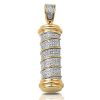 10KY 0.50CTW DIAMOND INDIAN HEAD PENDANT – product view