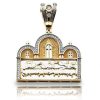 10KY 1.50CTW DIAMOND JESUS DOGTAG – product view