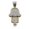 10KY 1.15CTW DIAMOND PENDANT WITH 15.27CT SYNTHETI – product view