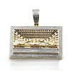 14KY 1.60CTW DIAMOND GOAT PENDANT – product view