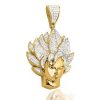 10KY 0.85CTW YELLOW AND WHITE DIAMOND MONEY BAG – product view