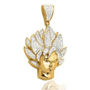 10KY 0.55CTW MICROPAVE DIAMOND ANIME CHARACTER