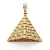 14KY+W 6.00CTW DIAMOND TWO TONE PIGGY BANK – product view