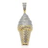 10KY 0.25CTW DIAMOND JESUS PENDANT – product view