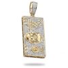 10KY 0.35CTW DIAMOND BARBER POLE PENDANT – product view
