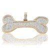 10KY 0.75CTW DIAMOND PENDANT – MONSTER HAND HOLDIN – product view