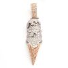 10KW 1.90CTW DIAMOND BLEEDING JESUS HEAD PENDANT – product view