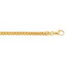 14kt 22 inches Yellow Gold 4.4mm Square Franco Chain with Lobster Clasp – product view